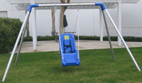 handicapped swing frame