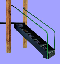 metal stairs for playground