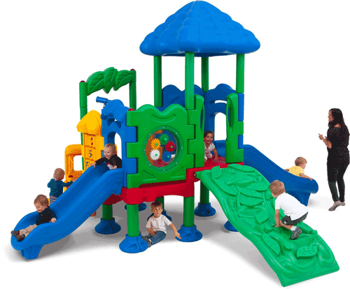 plastic play centers
