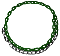 plastisol coated swing chain